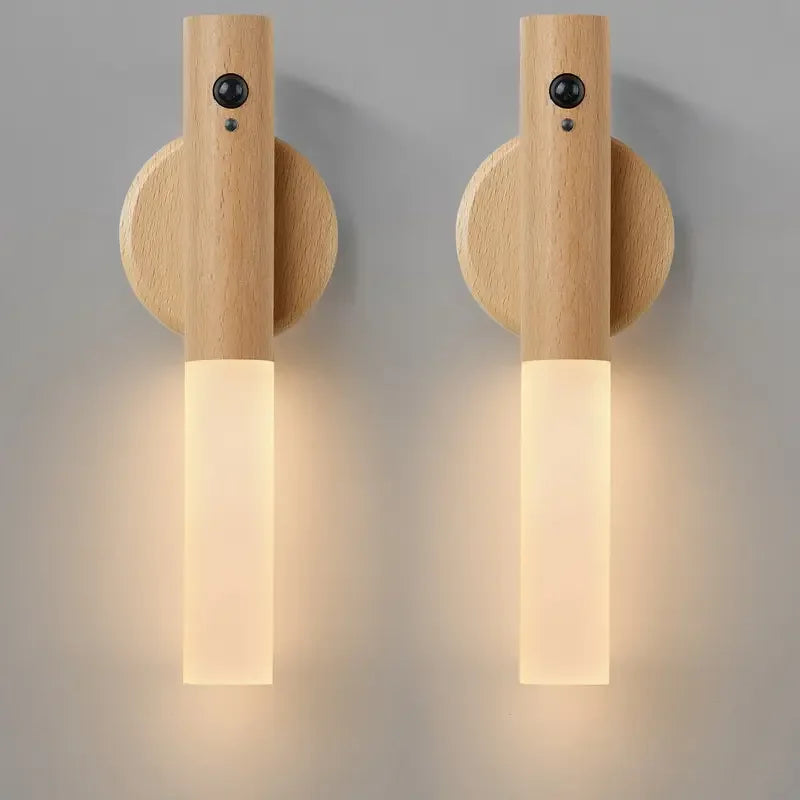 Motion Sensor Night Light — Rechargeable Magnetic Wall Lamp for Hallway, Bedroom & Stairs