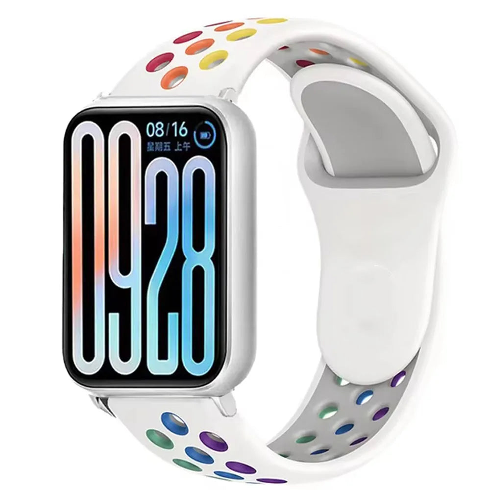 Watch Strap For Xiaomi Mi Band 9 Pro 8 Pro Wristband Silicone Bracelet Wrist Straps For Redmi Watch 4 5 Smartwatch Accessories