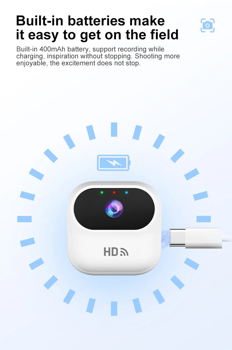 Smart Mini WiFi Security Camera — HD 1080P, Night Vision & Motion Detection