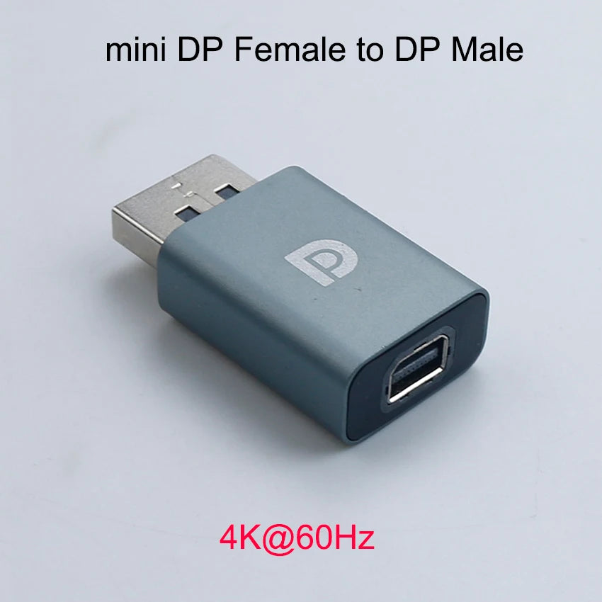 YuXi 4K 8K Displayport To Mini Displayport Adapter Mini DP to DP Cable Extender For Projector Notebook PC TV Monitor Converter
