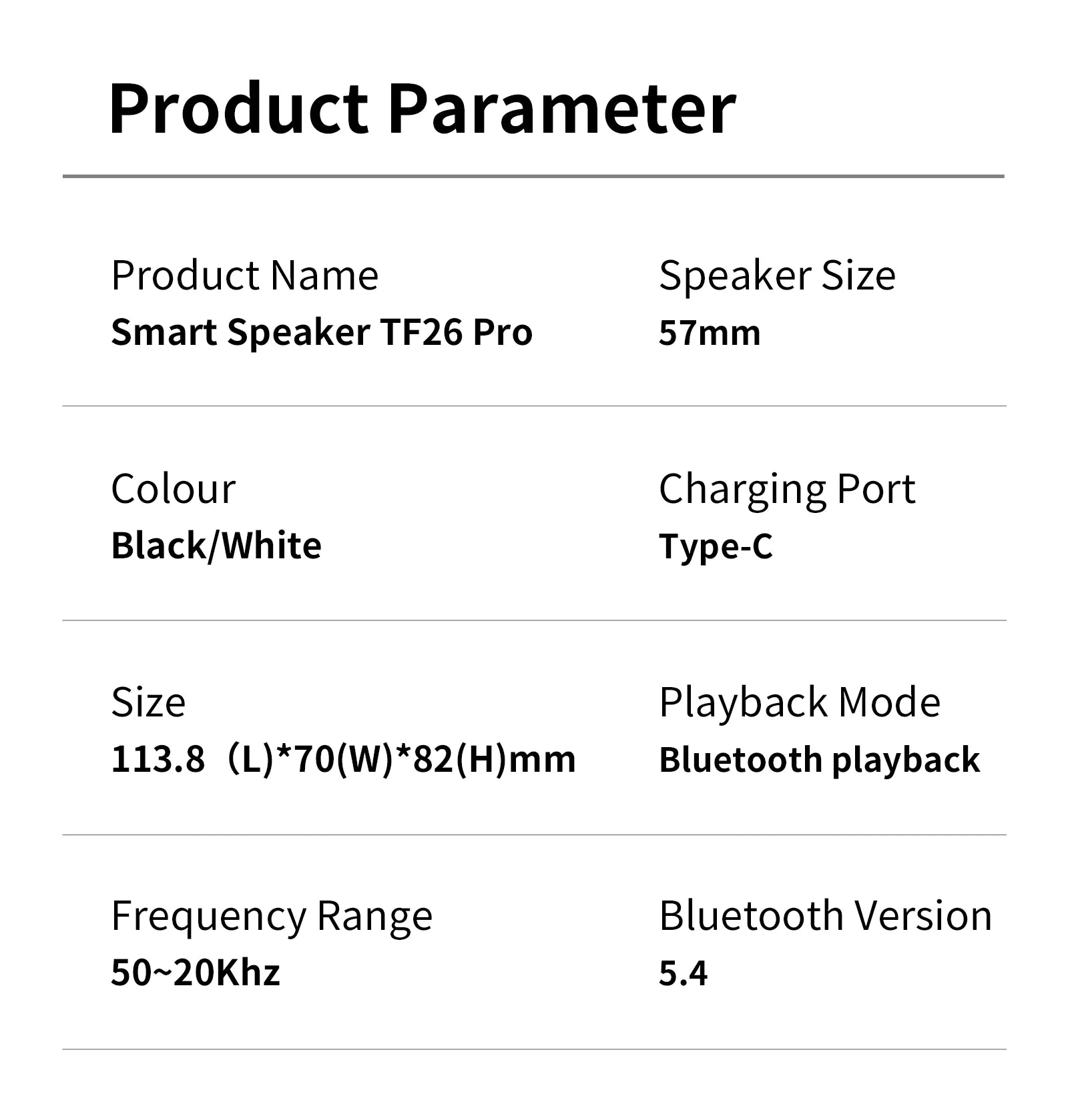 Smart Speaker with Screen Display — Voice Assistant, Bluetooth, Photo Album & Smart Home Hub
