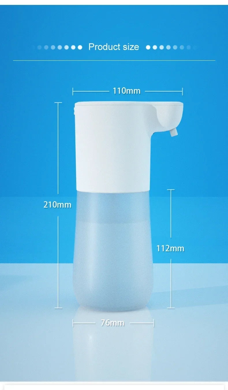 HOMEFISH Smart Automatic Sensor Foam Dispenser Touchless Infrared Soap Dispenser Type-C Charging High Capacity