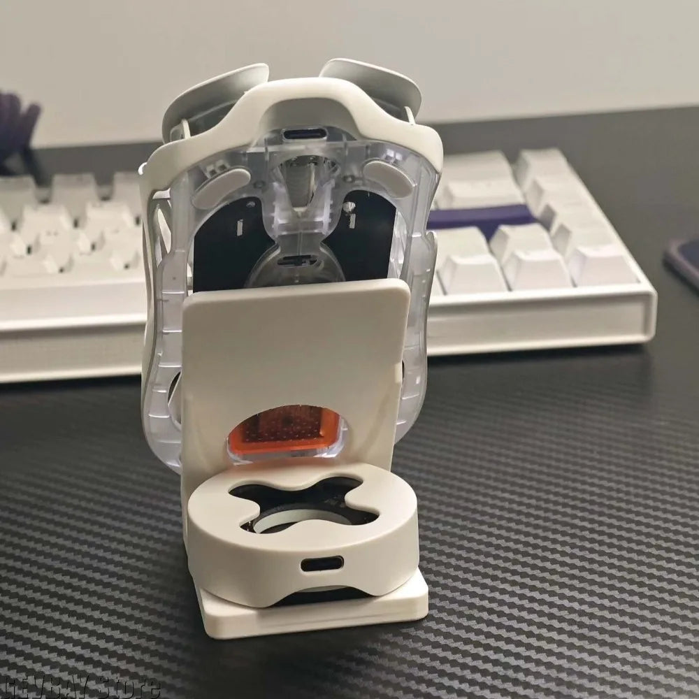 Mouse Stand for Mice Angry Miao AM Infinity Mouse with Receiver Card Slot Stable and Firm 3D Printing PLA Gift