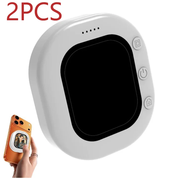 1/2PCS Mini Wireless Magnetic Phone Screen Projector Mobile Phone Rear Camera Selfie Video Camera for Vlog Live Selfie Screen