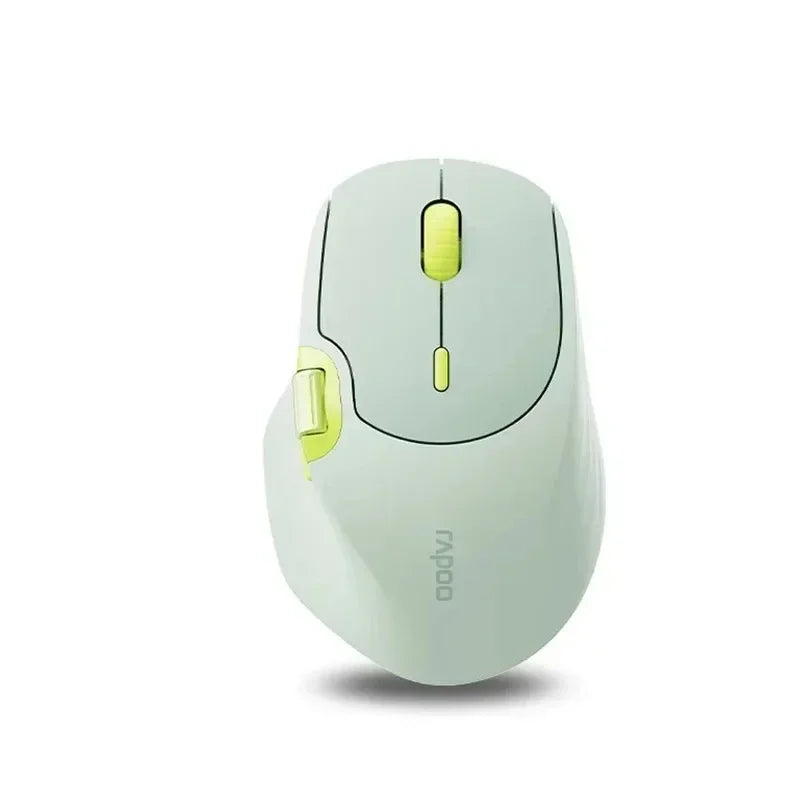 RAPOO MT560 100% Wireless Mouse with Bluetooth Three-Mode MagneticSide Scroll Wheel for Computer Office Use Mute Button Included