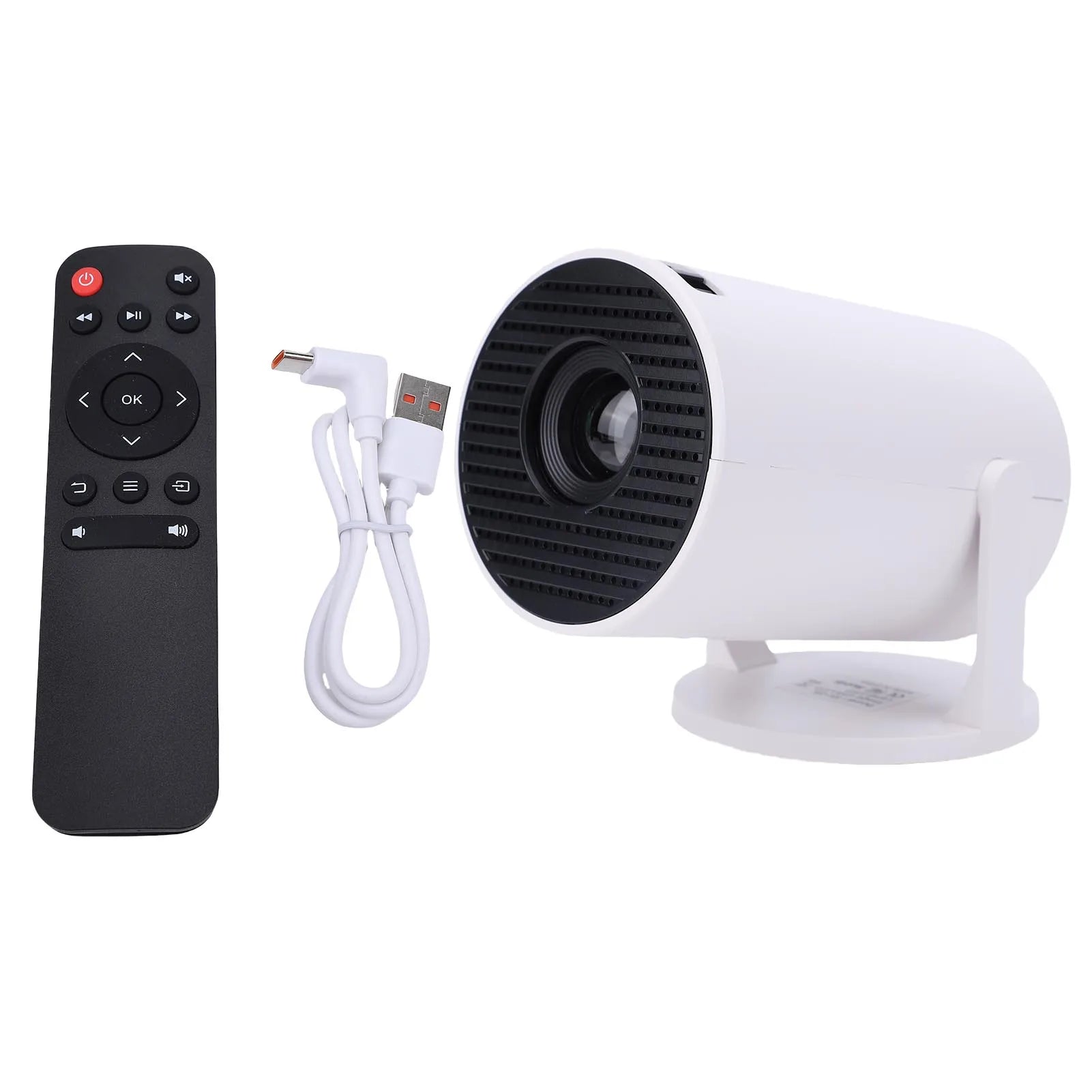 Portable Projector Projector Home Theater Movie Video Projector Multi Ports Low Noise 240° Rotation Small WiFi Video Projector