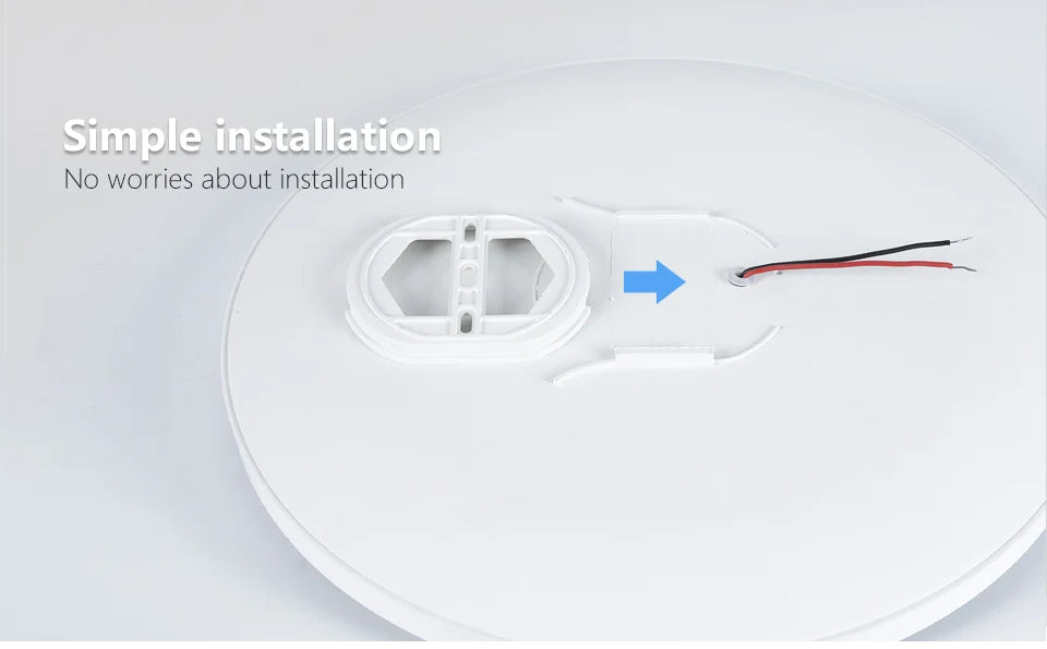 Smart LED Ceiling Lamp — Dimmable, APP & Remote Control, 36W/50W