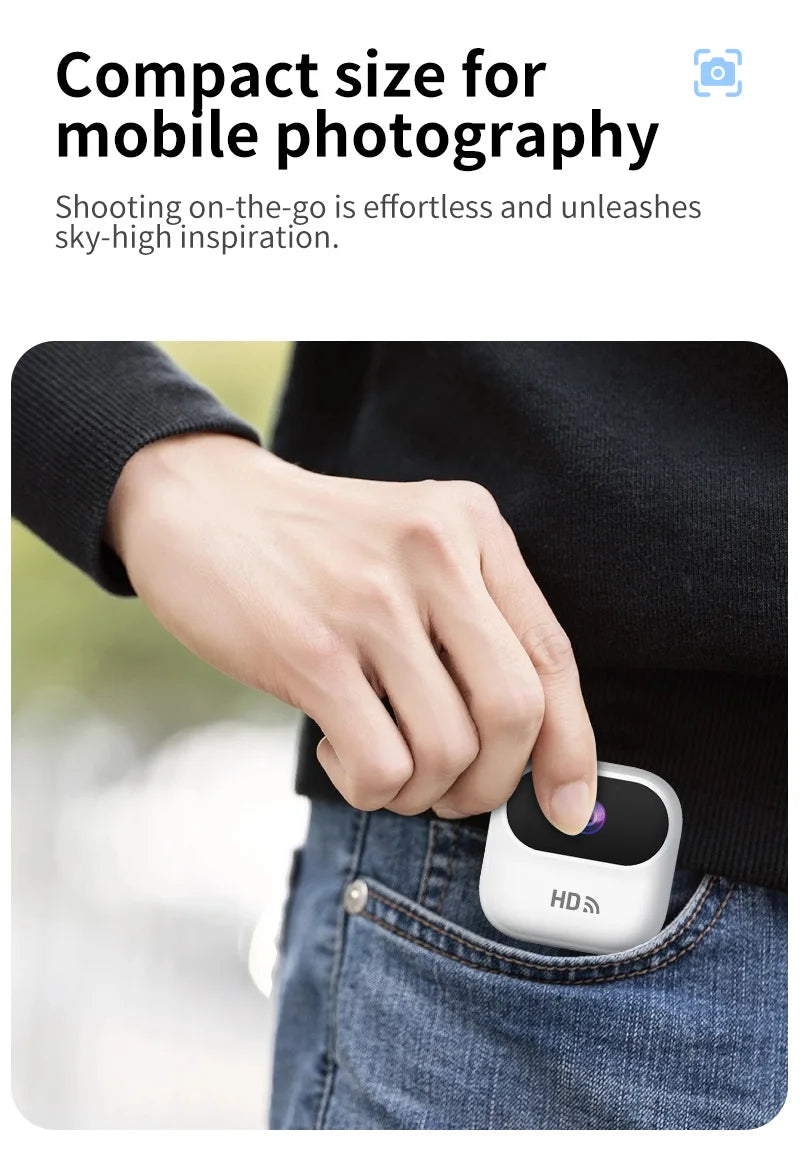 Smart Mini WiFi Security Camera — HD 1080P, Night Vision & Motion Detection