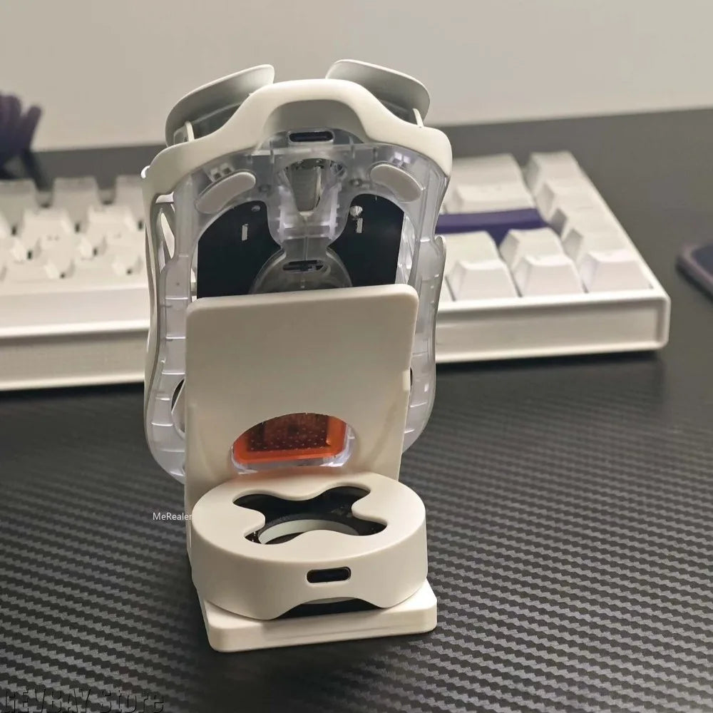 Mouse Stand for Mice Angry Miao AM Infinity Mouse with Receiver Card Slot Stable and Firm 3D Printing PLA Gift