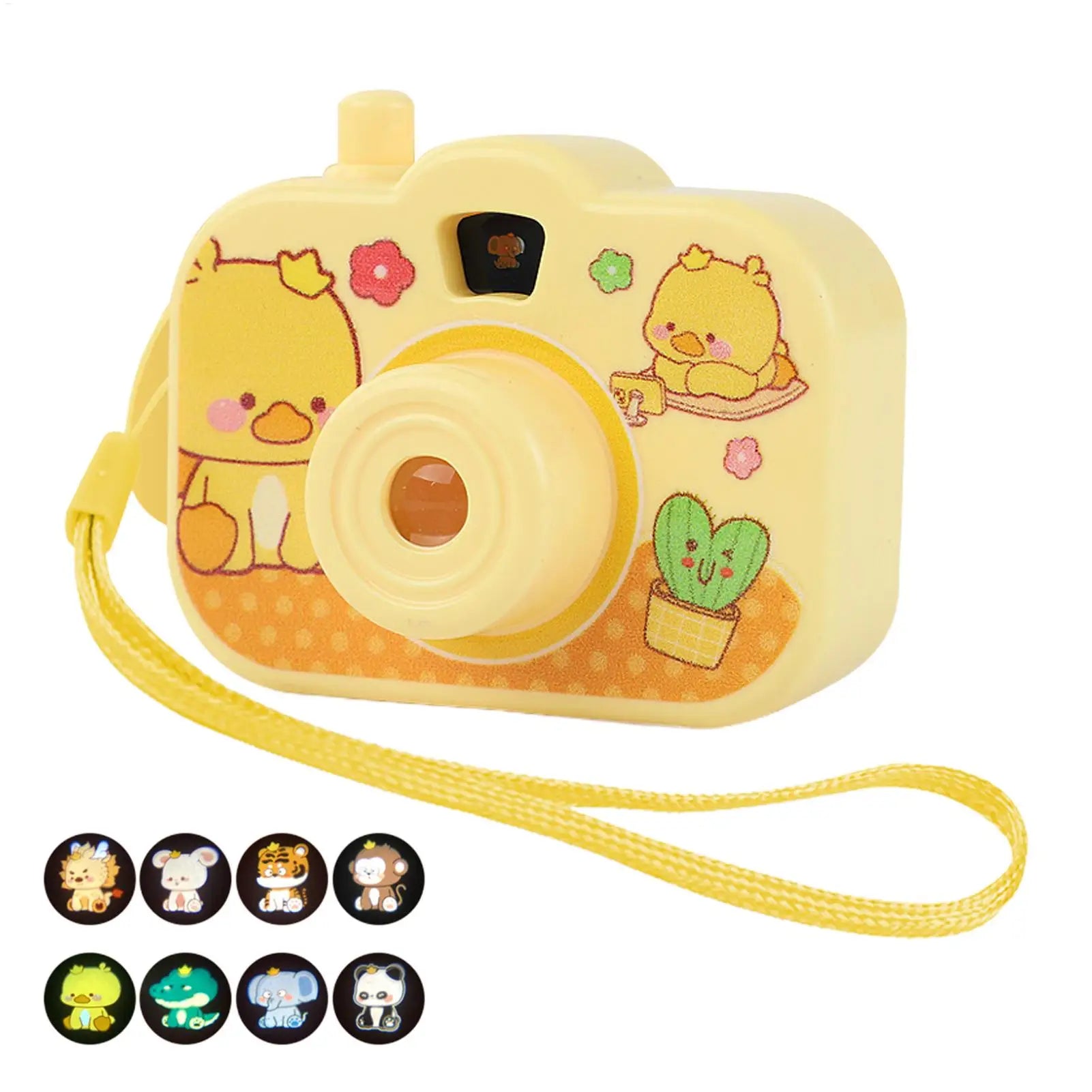 Kid Mini Projection Camera Toy Animal Image Indoor Projector Educational Learning Projector Toys Projector For Learning Portable