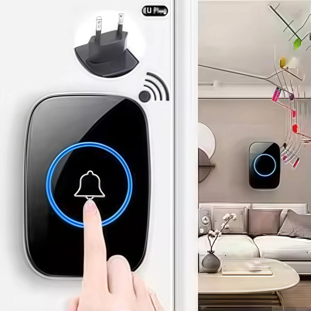 Smart Wireless Doorbell — Waterproof, 150M Range, Battery Powered, Long-Distance Chime