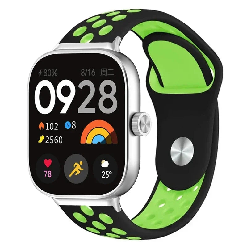Watch Strap For Xiaomi Mi Band 9 Pro 8 Pro Wristband Silicone Bracelet Wrist Straps For Redmi Watch 4 5 Smartwatch Accessories