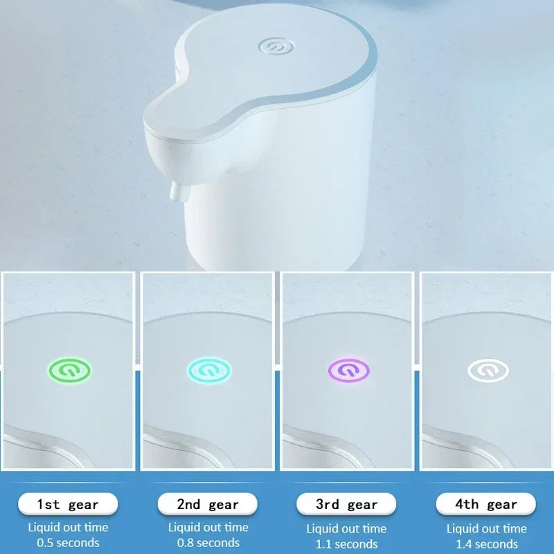 HOMEFISH Smart Automatic Sensor Foam Dispenser Touchless Infrared Soap Dispenser Type-C Charging High Capacity