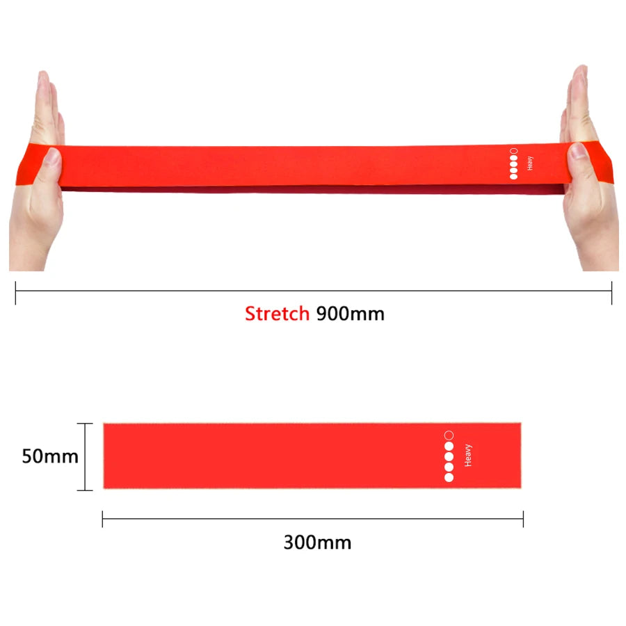 5-Level Resistance Bands Set for Yoga Pilates Home Gym Exercise Fitness Sport Elastic Rubber Bands for Workout Gym Accessories