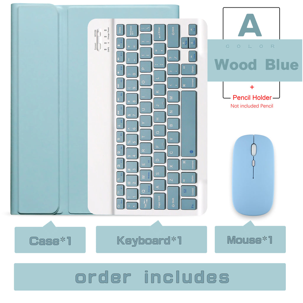 Keyboard Wireless Mouse Magic For iPad Pro 13 11 Case M5 M4 2026 M3 Air 13 11 5 4 10.2 9 8 7 Generation Case Bluetooth Keyboard