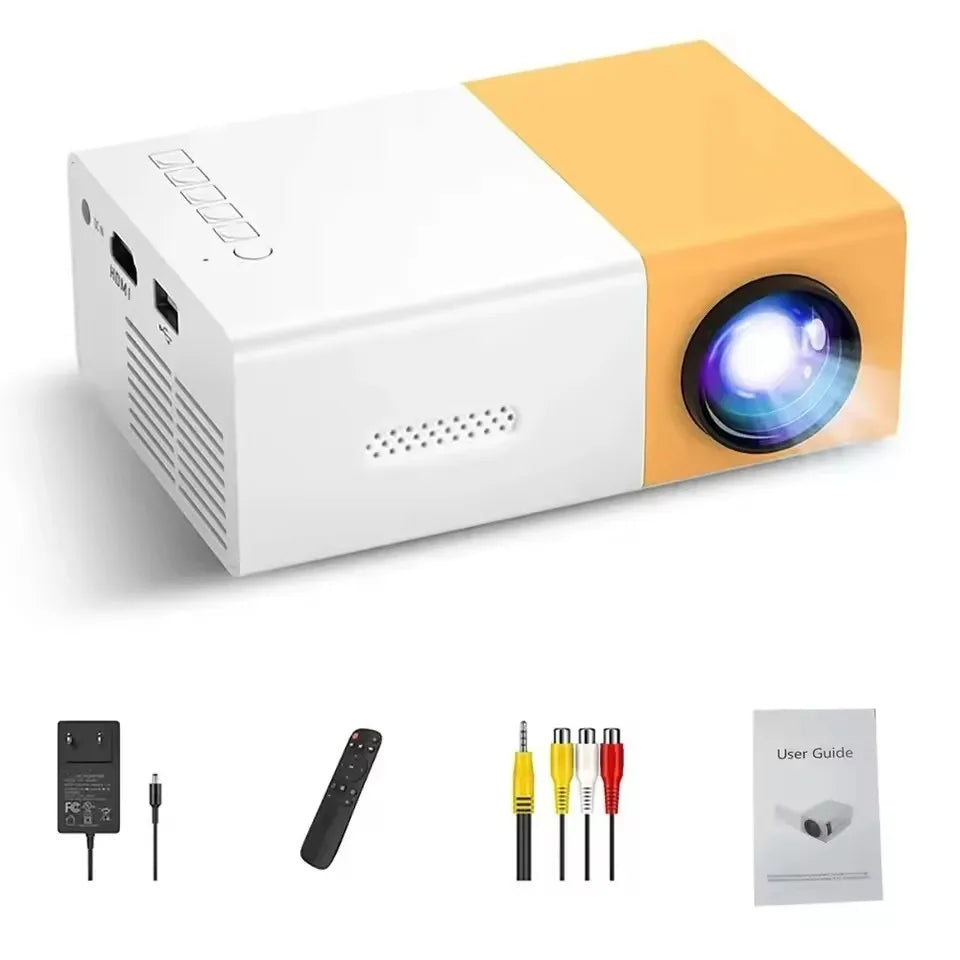 2025 New YG300 Portable Mini Movie Projector for Outdoor Camping &Drive-in Home Theater 30000 Hours Long Life Compact Projectors