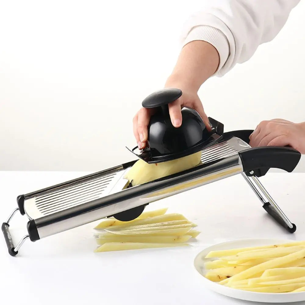 Kitchen Gadgets Adjustable Vegetable Slicer Stainless Steel Efficient Vegetable Cutter Professional Vegetable Chopper Potato