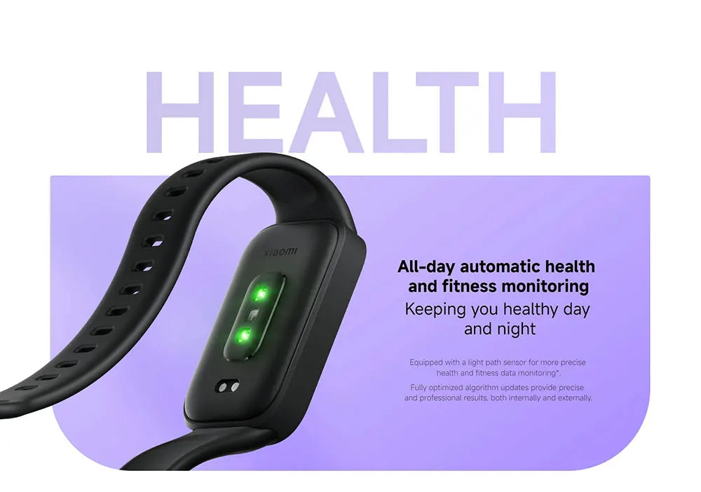 Xiaomi Smart Band 9 Active Global Version 1.47'' Display 18 Days Battery Life Health Monitoring 5ATM Sports Bracelet Mi Fitness