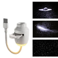 Mini Galaxy Star Projector USB LED 2 In1 Night Light Home Background Atmosphere Light Bedroom Car Decoration Children's Gift