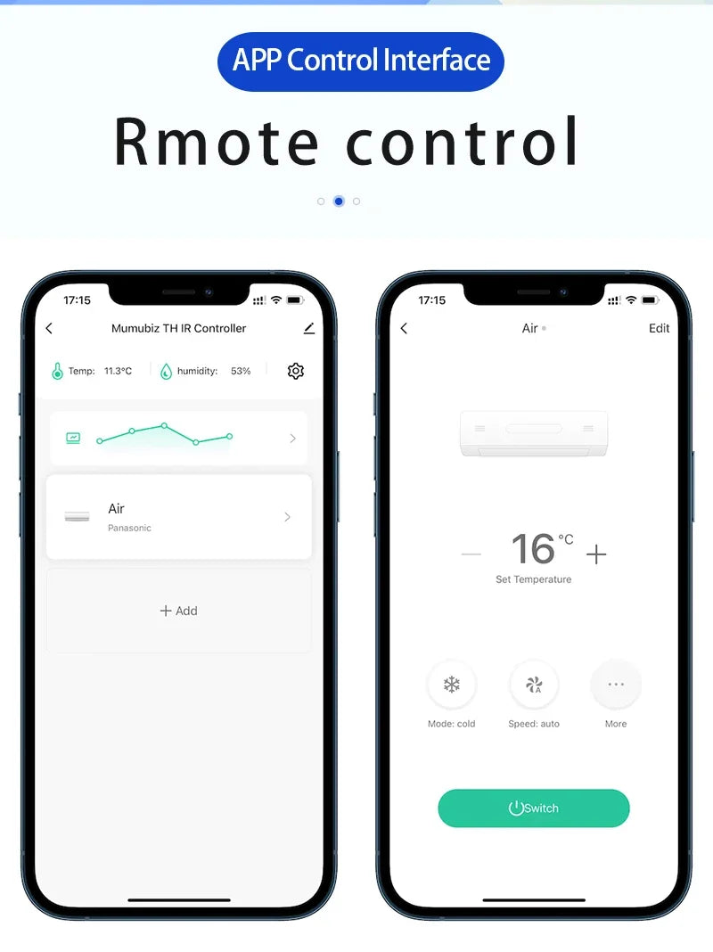 Smart Universal IR Remote Controller — WiFi, APP & Voice Control for TV, AC & More