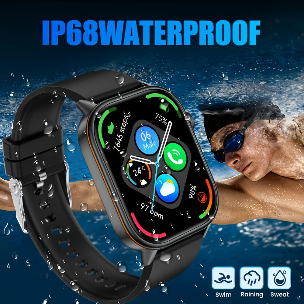New smart watch for men and women HD AMOLED screen Heart Rate Bluetooth Call GPS tracking IP67 waterproof sports smart watch