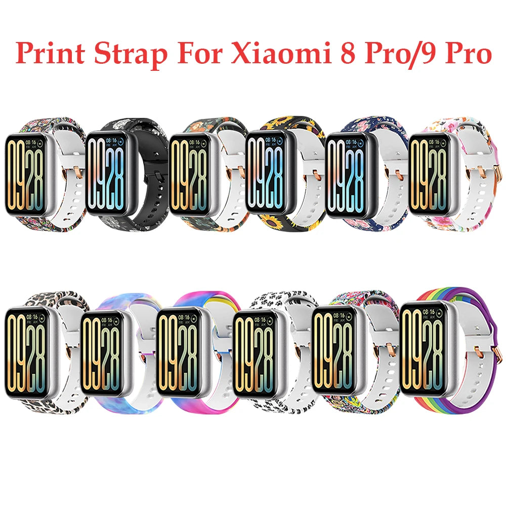 Watchband Strap for Xiaomi Watch 9pro/8pro Official Strap Silicone Accessories 18mm Cute Band for Redmi Watch5/watch4 wristband