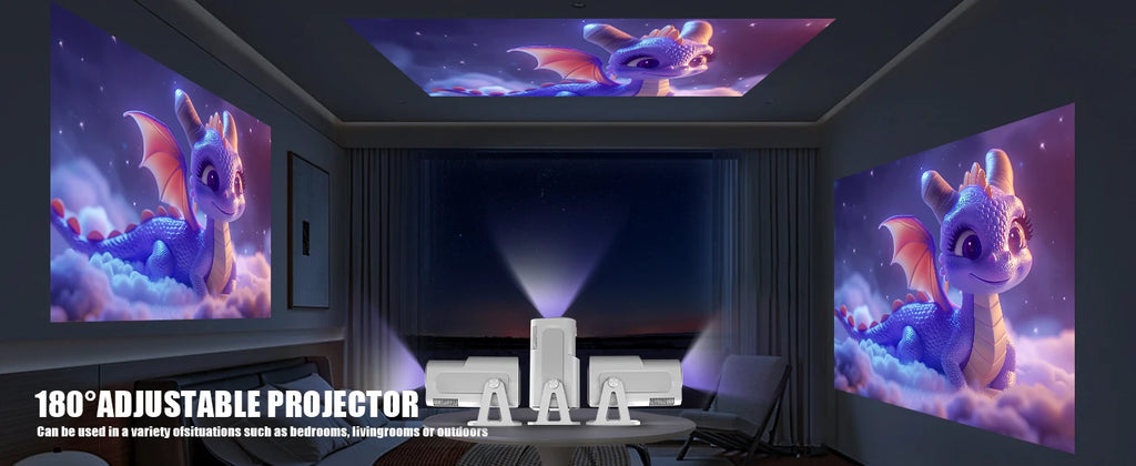 Magcubic Netflix Officially Licensed Android 13 HY320 NTV Mini Projector With Amlogic S950D4 1080P 500ANSI Dual WiFi BT5.2 Voice