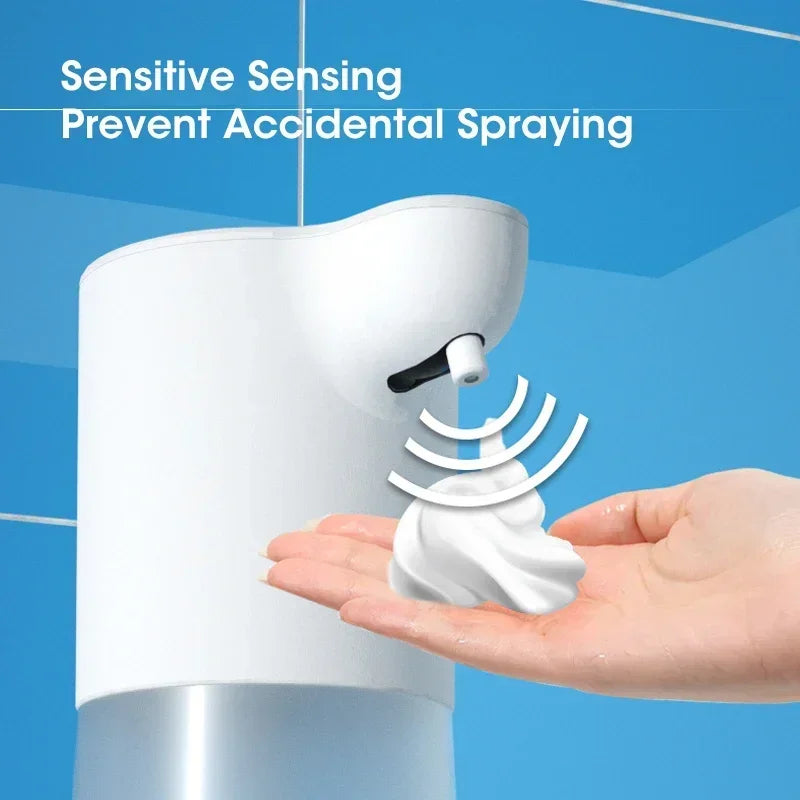 HOMEFISH Smart Automatic Sensor Foam Dispenser Touchless Infrared Soap Dispenser Type-C Charging High Capacity