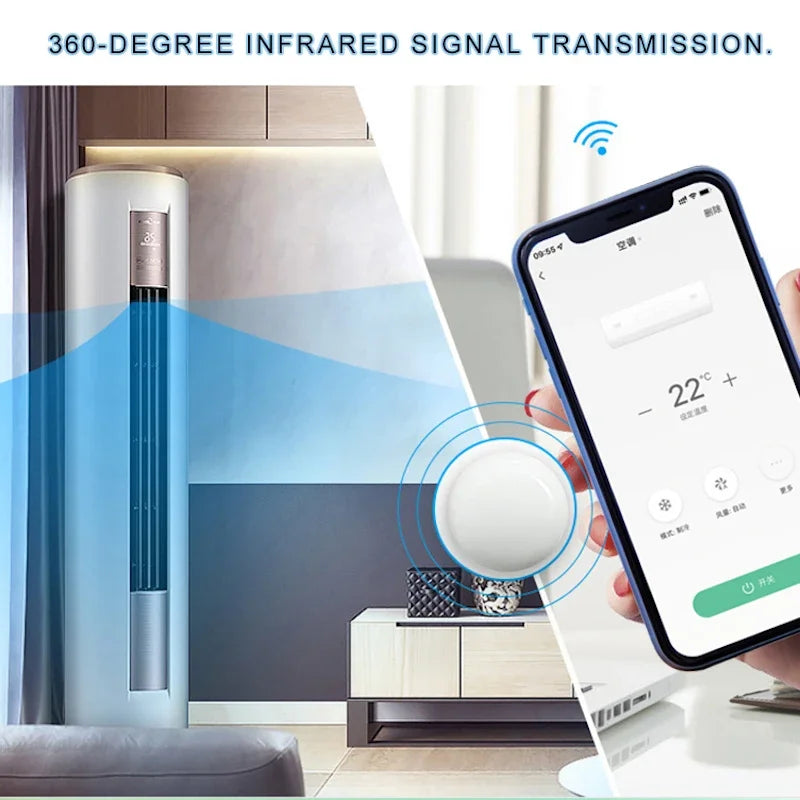 Smart Universal IR Remote Controller — WiFi, APP & Voice Control for TV, AC & More