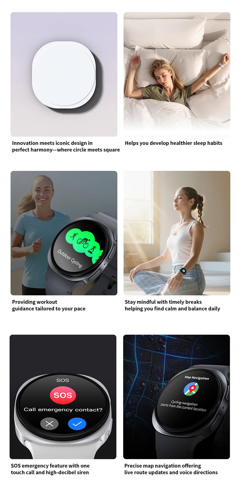 2025 Watch GPS Track Smart Watches For Men Women Sport Heart Rate Bluetooth Call NFC IP68 Waterproof Compass Smartwatch 8 Mini