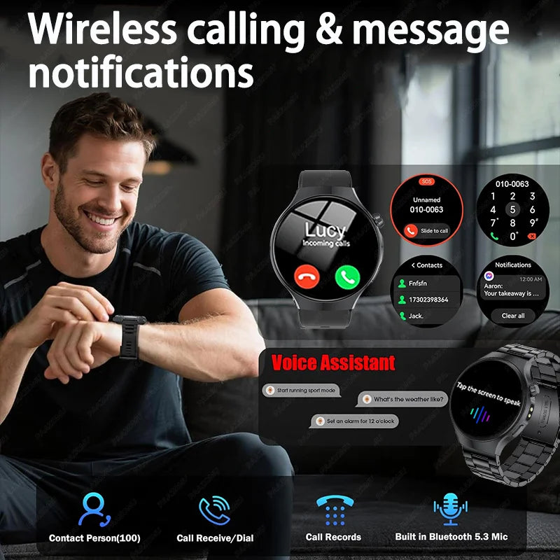 The new 2026 smartwatch is designed with a 1.7-inch high-definition screen, specifically designed for outdoor sports shooting