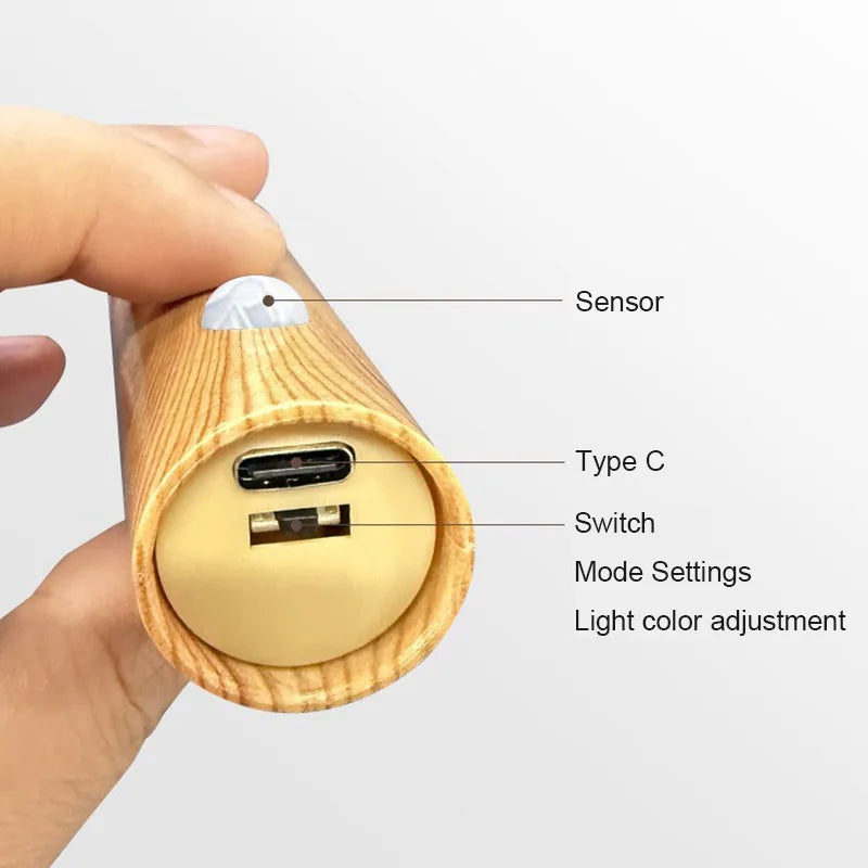 Motion Sensor Night Light — Rechargeable Magnetic Wall Lamp for Hallway, Bedroom & Stairs