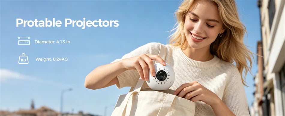New K25 Mini 4K Full HD Android Projector 300 ANSI WiFi6 BT5.0 Short Throw Portable Mini for Home Theater Outdoor Movie 2026 New