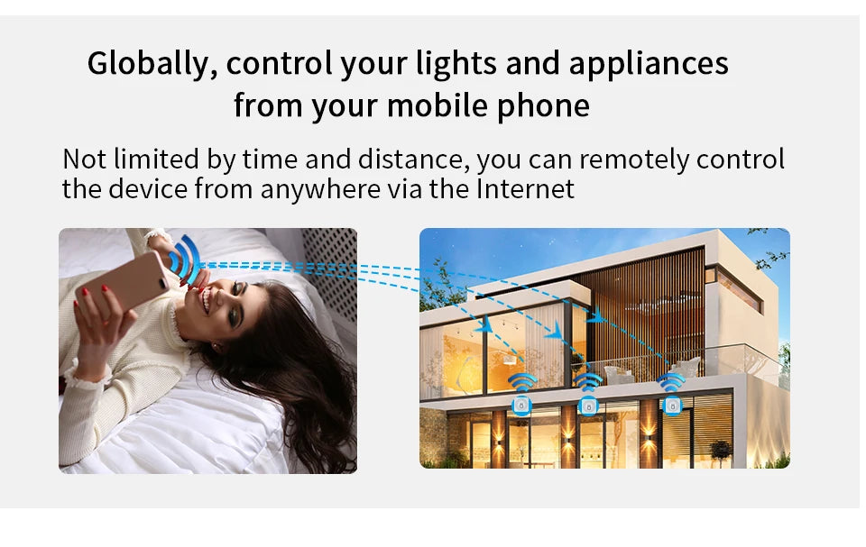 Smart Mini WiFi Switch — Voice & APP Control, 16A, Flame-Retardant, Easy Install