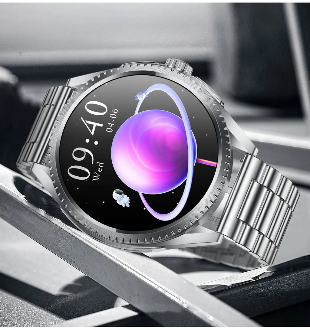 Smart Watch for Men 1.75-Inch AMOLED Luxury Business Sports Fitness Watch IP67 Water Resistant 620mAh Standby Multi-Sport Mode