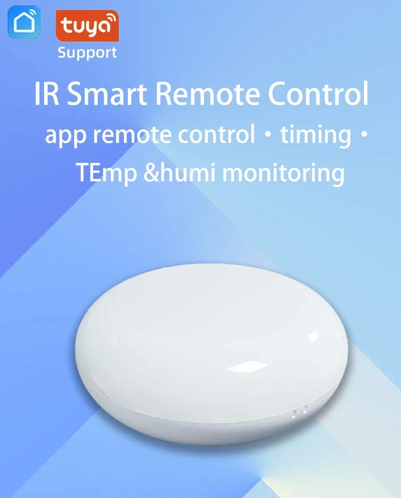 Smart Universal IR Remote Controller — WiFi, APP & Voice Control for TV, AC & More