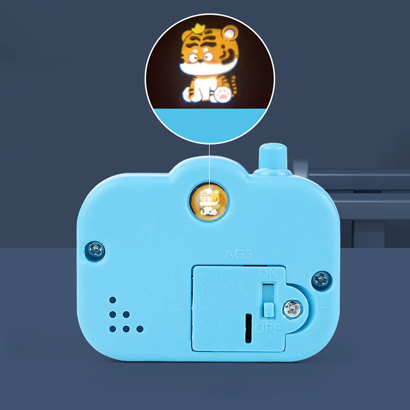 Kid Mini Projection Camera Toy Animal Image Indoor Projector Educational Learning Projector Toys Projector For Learning Portable