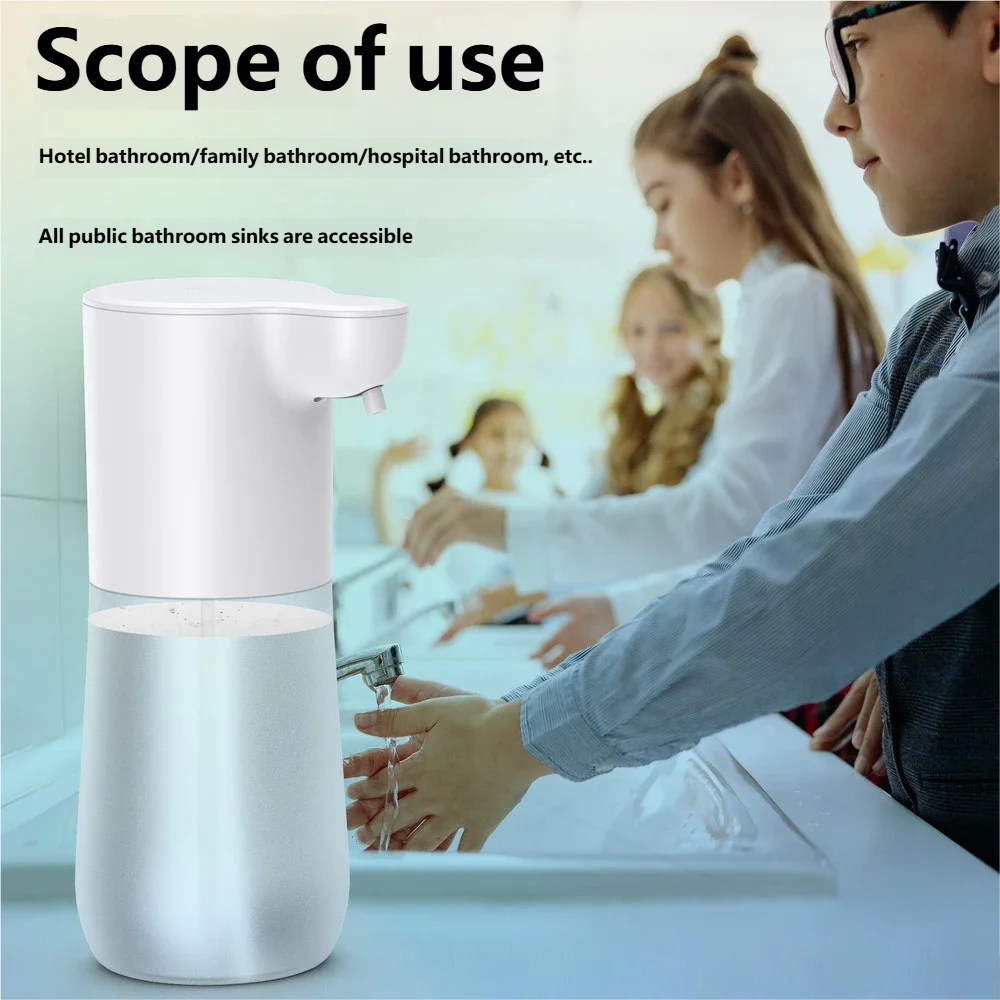 Touchless Automatic Soap Dispenser — 350ml, USB Rechargeable, Sensor Activated