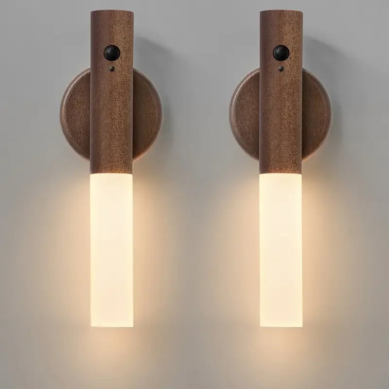 Motion Sensor Night Light — Rechargeable Magnetic Wall Lamp for Hallway, Bedroom & Stairs