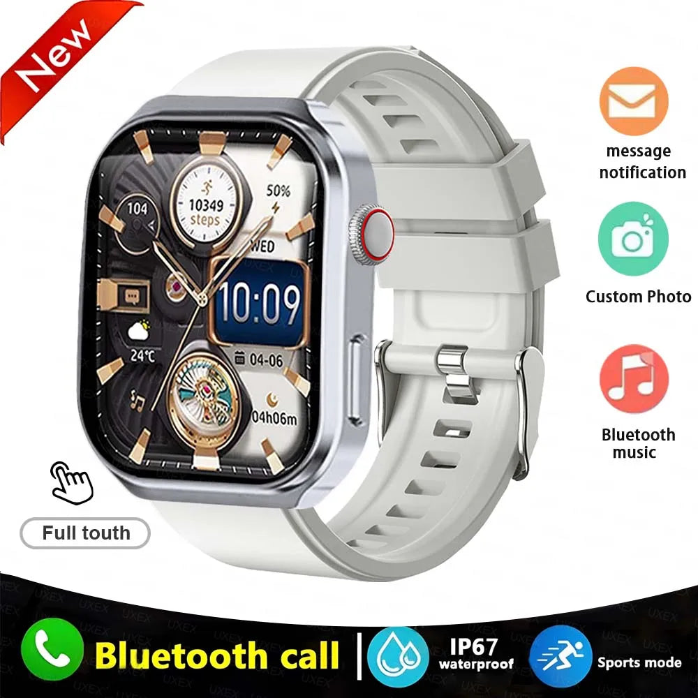 2026 New Smartwatch Men 2.01" Full Touch Screen Stopwatch Calculator Bluetooth Call Game Sport Smart Watches Multifunction Women