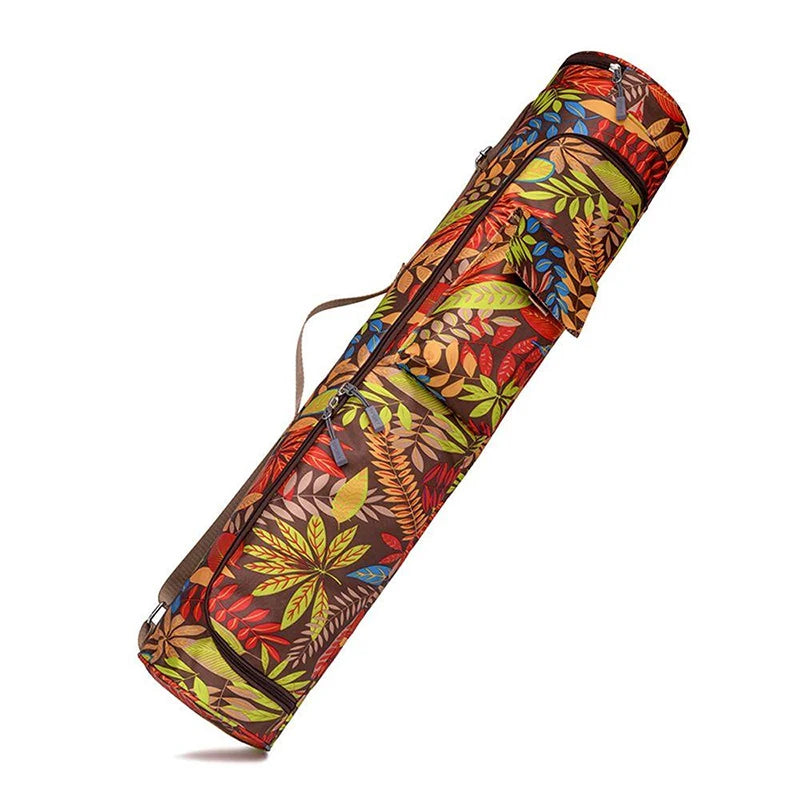Yoga Bag Yoga Mat Bag Printed Men Women Sports Mat Bag Pilates Mat Backpack Fitness Dance Gym Mat Cover Sports Backpack