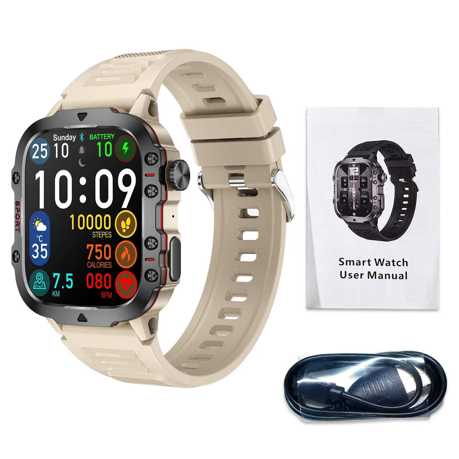 Smart Watches for Women Smartwatch for Women and Men BT Answer/Make Call Health Monitoring Sports .96" High-Clear Display