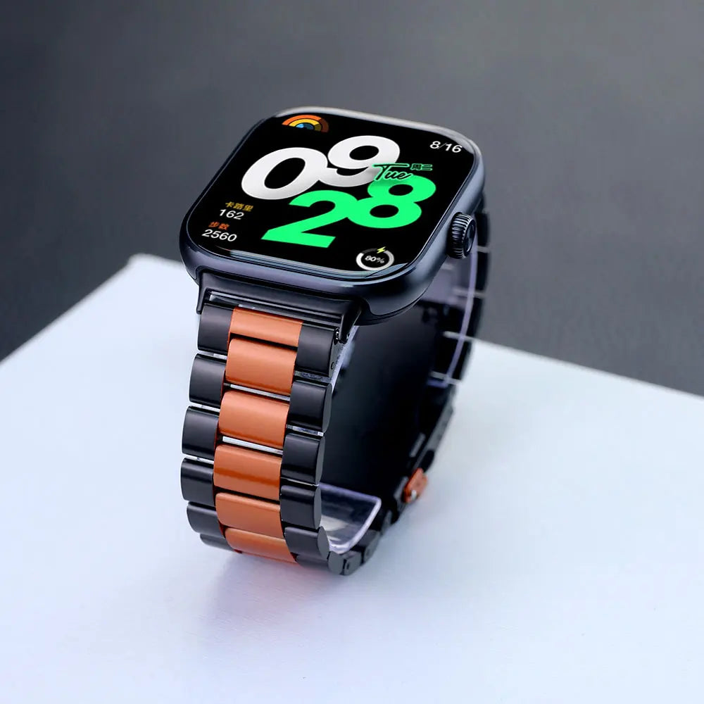 Stainless Steel band For Redmi watch 5 4 strap SmartWatch wristband metal bracelet correa for xiaomi mi band 9 8 pro watchband