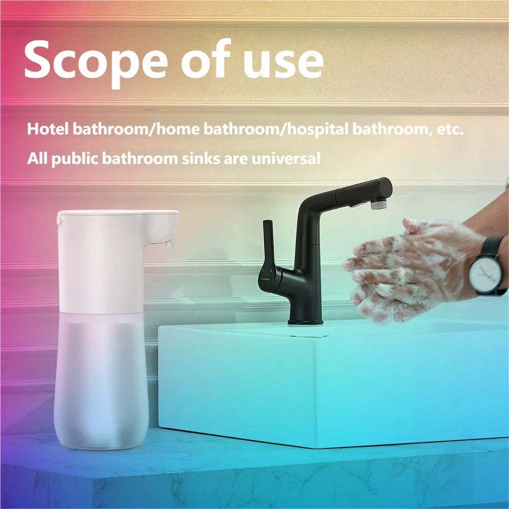 Touchless Automatic Soap Dispenser — 350ml, USB Rechargeable, Sensor Activated