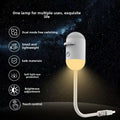 24pcs Mini Projector Night Light for Bedroom Sleep Eye-Caring Starry Sky Ambient Light USB Rechargeable Bedside Lamp