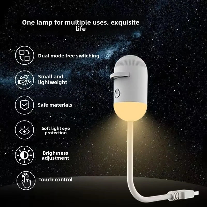 24pcs Mini Projector Night Light for Bedroom Sleep Eye-Caring Starry Sky Ambient Light USB Rechargeable Bedside Lamp
