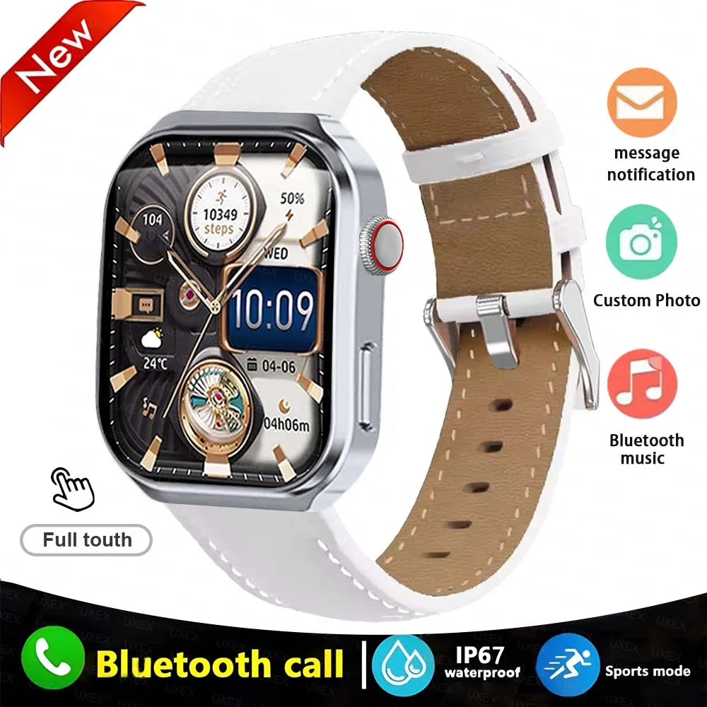 2026 New Smartwatch Men 2.01" Full Touch Screen Stopwatch Calculator Bluetooth Call Game Sport Smart Watches Multifunction Women