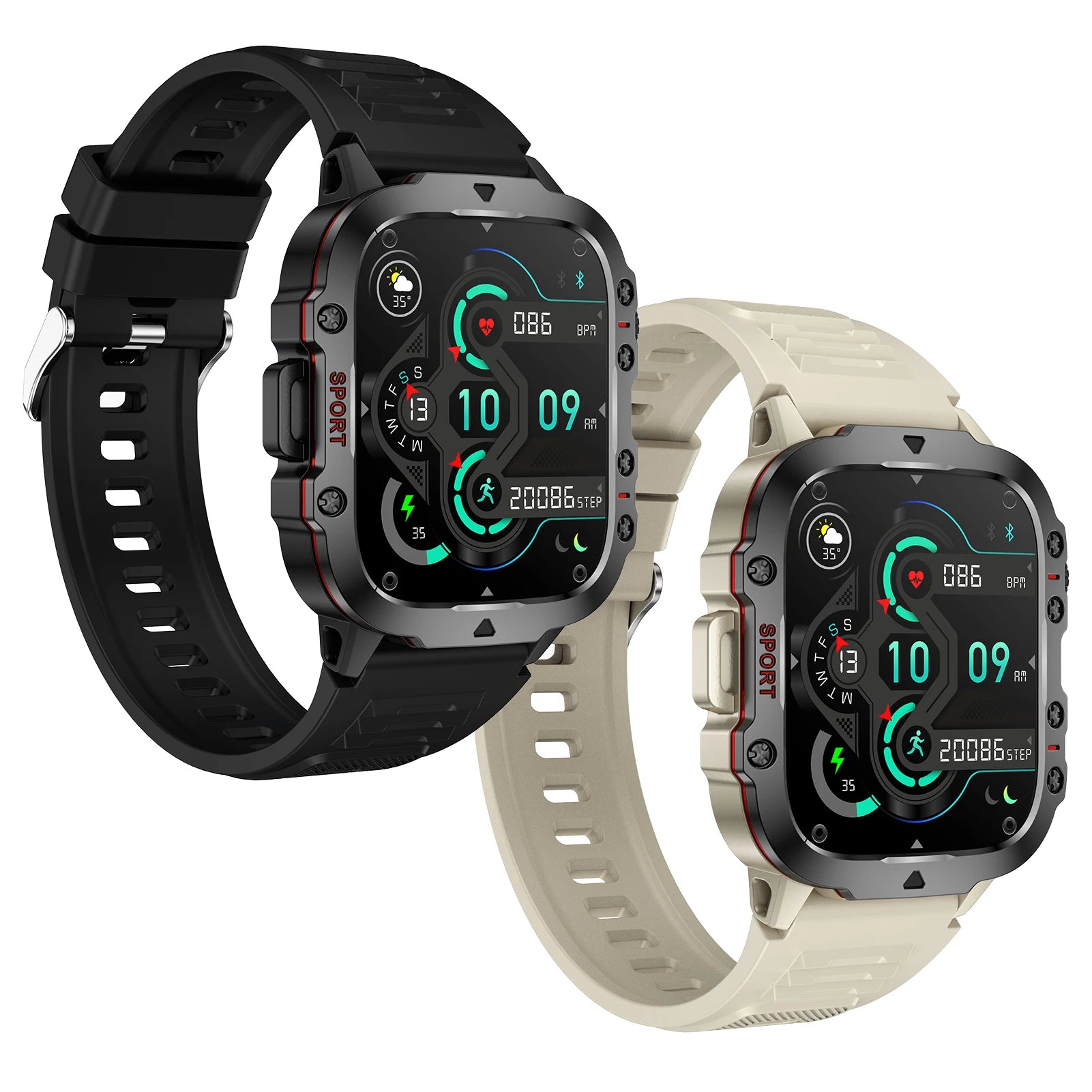 Smart Watches for Women Smartwatch for Women and Men BT Answer/Make Call Health Monitoring Sports .96" High-Clear Display