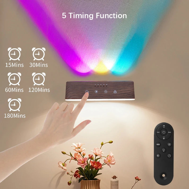 Smart Desktop LED Clock — Digital Alarm, Temperature & Humidity Display, USB Powered