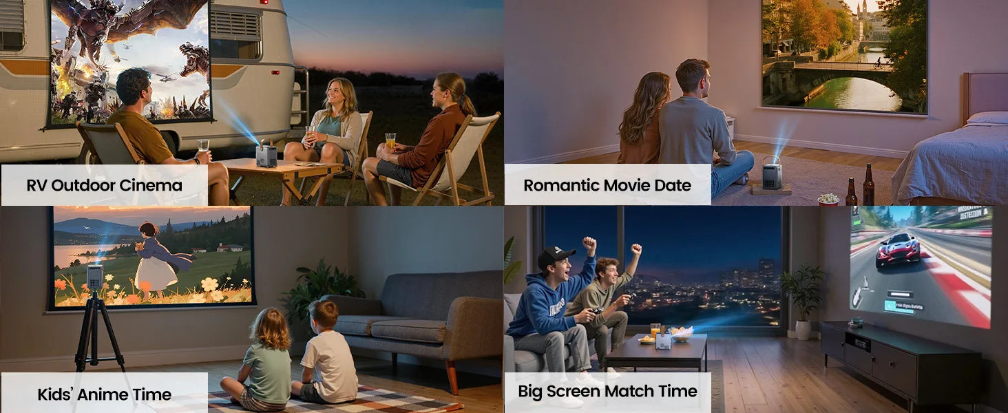 Wimius 600ANSI Mini Projector 4K Laser WiFi6 1080P HD projectors Beam 20W Dolby hy300max Home Theater Beamer Movie proyector